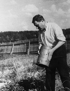 Boris at dacha