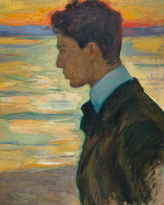 BORIS BESIDE THE BALTIC AT MEREKULE, 1910
